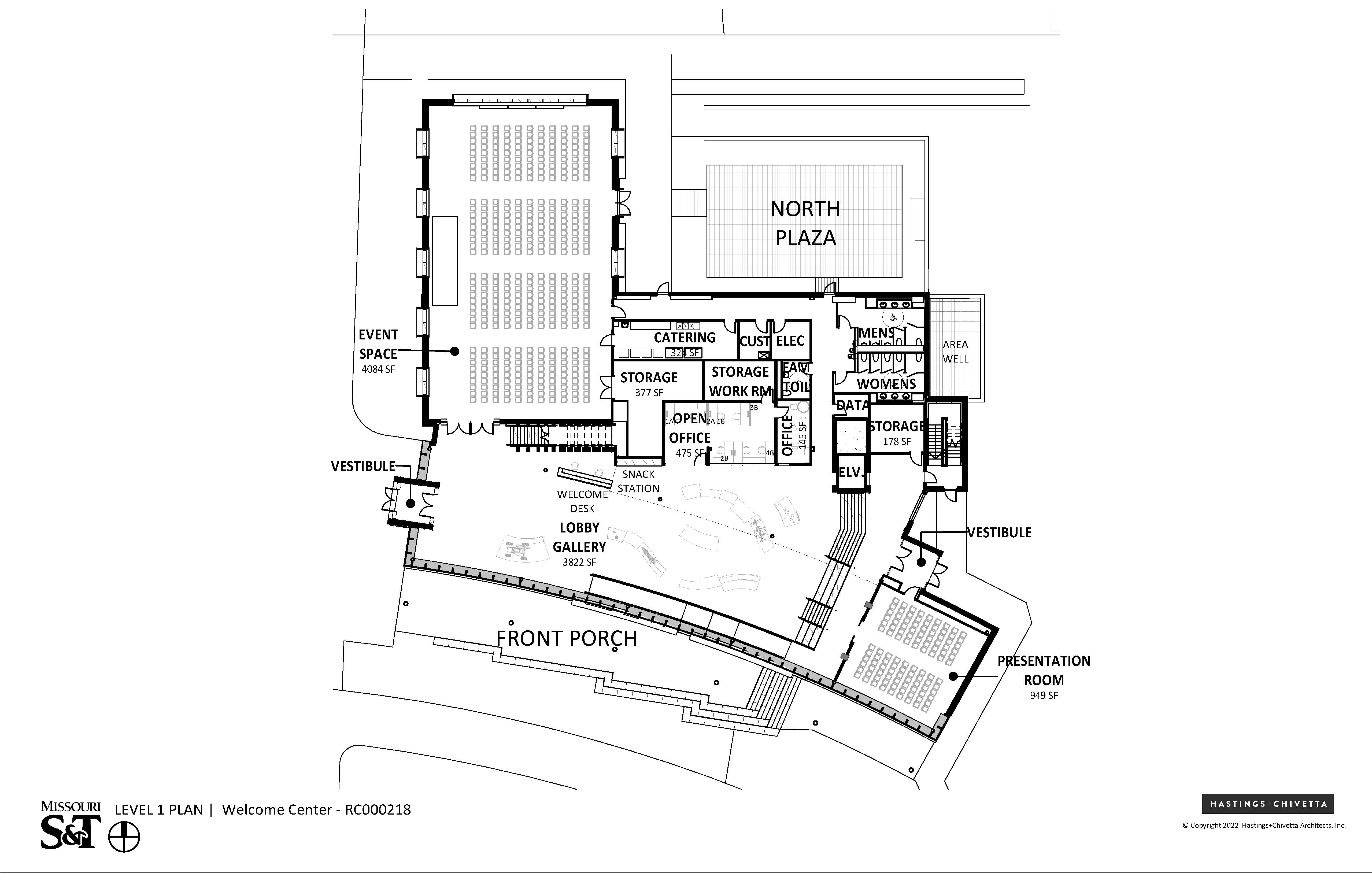 Welcome Center Plan Level 1
